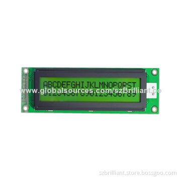 20x2 LCD Panel with LED Backlight, Pins Connection, 3 or 5V Input VoltageNew